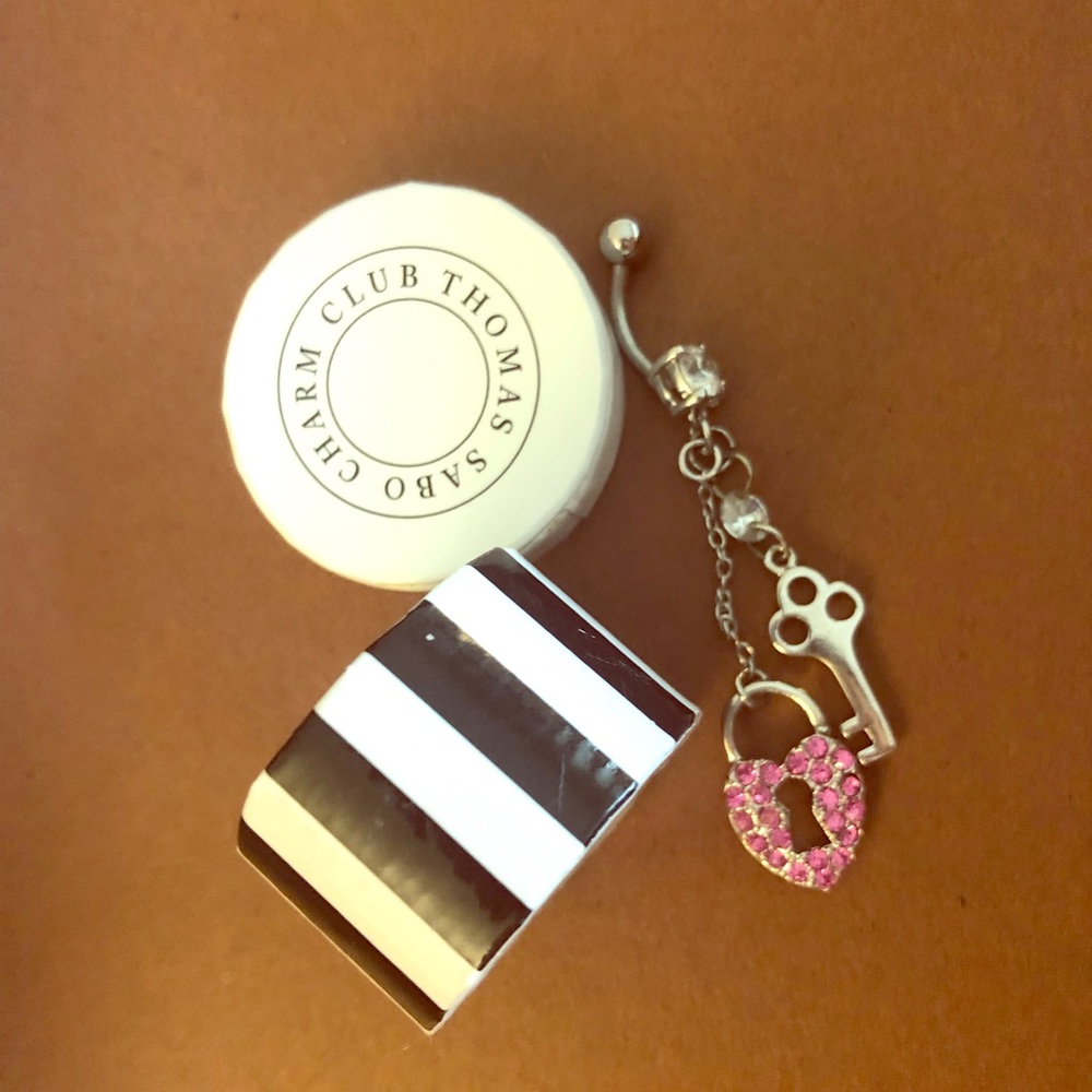 Belly button ring - lock and key 🔐